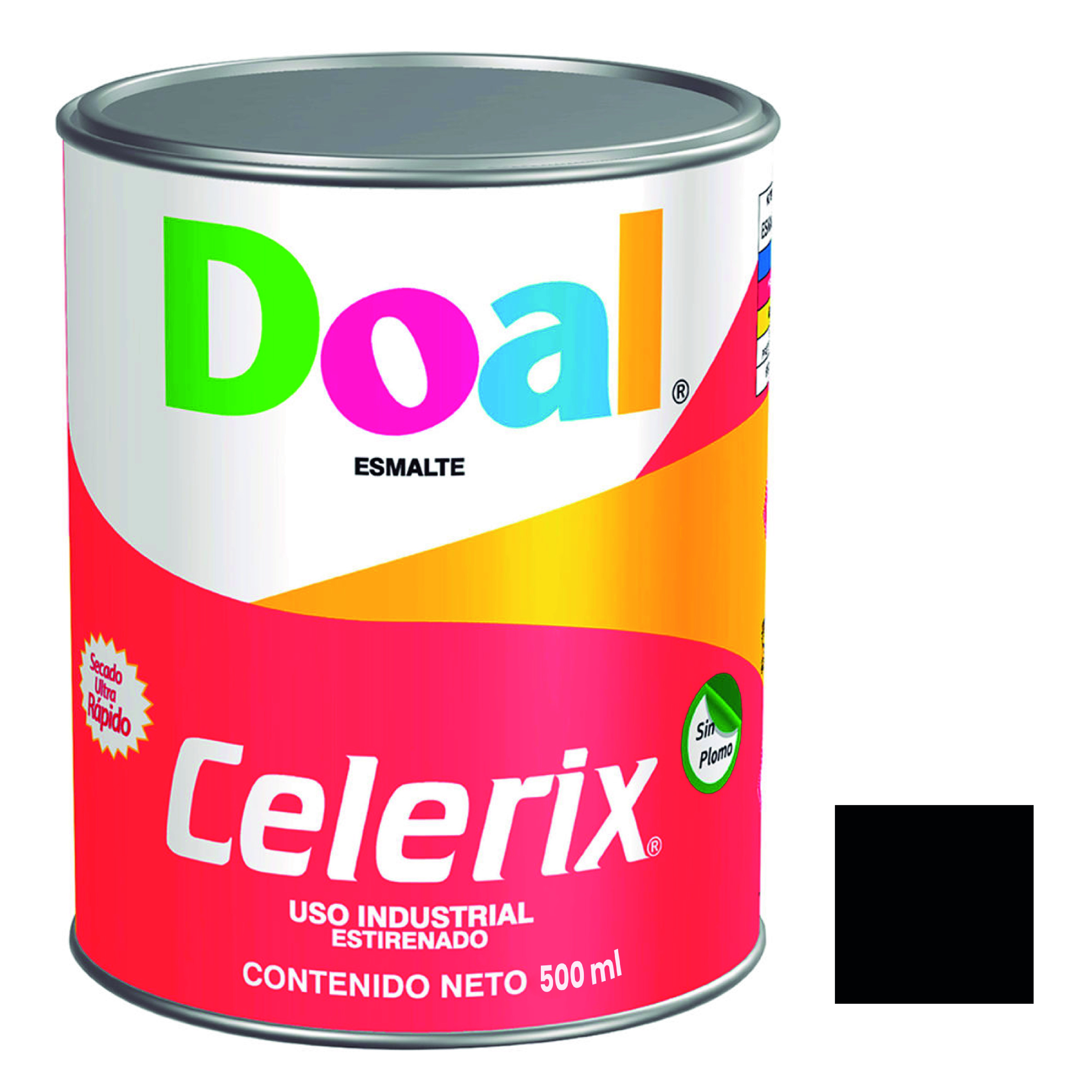 13309 DOAL - Esmalte linea celerix 2517 negro 0.5l Doal