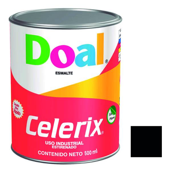 13309 DOAL - Esmalte linea celerix 2517 negro 0.5l Doal