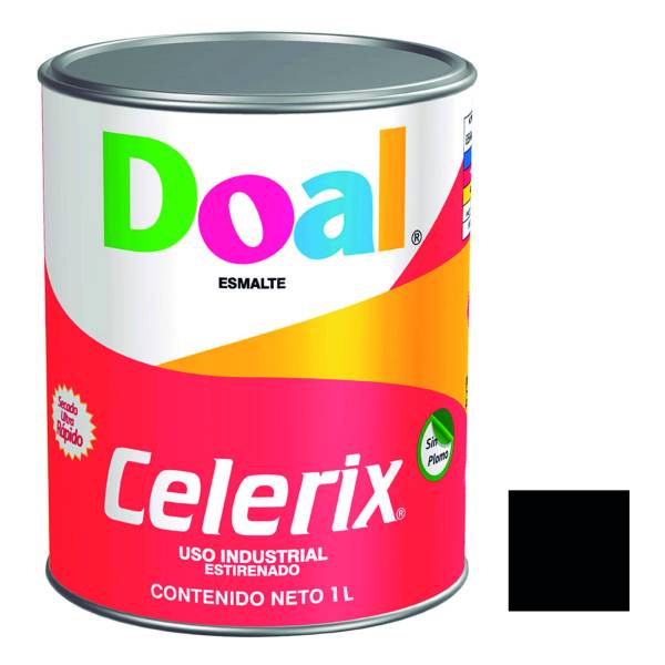13310 DOAL - Esmalte linea celerix 2517 negro 1.0l Doal