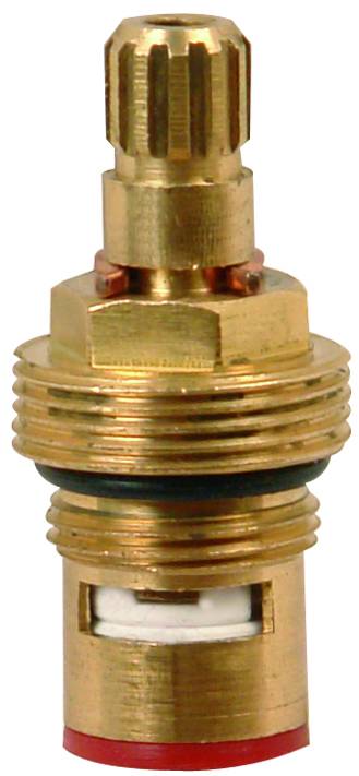 14129 RUGO - Cartucho ceramico laton agua caliente entrada standard 1/4 de vuelta blister RB79E Rugo