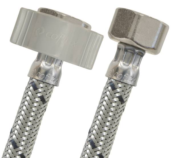 14333 COFLEX - Manguera para lavabo y fregadero de acero inoxidable 1/2