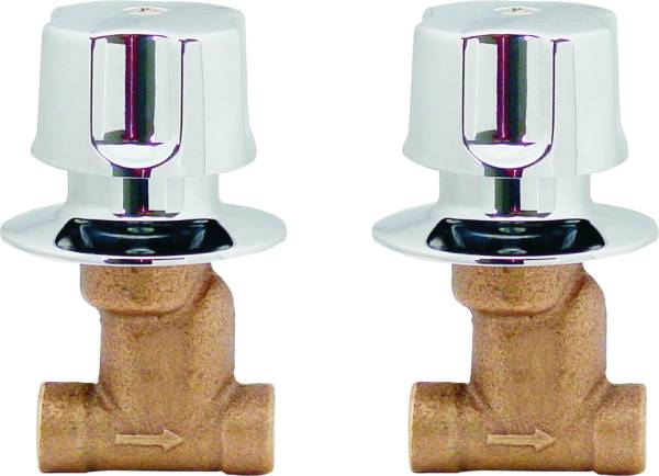 14941 FONTANERY - Juego llaves empotrar soldable bronce tauro 30501 Fontanery