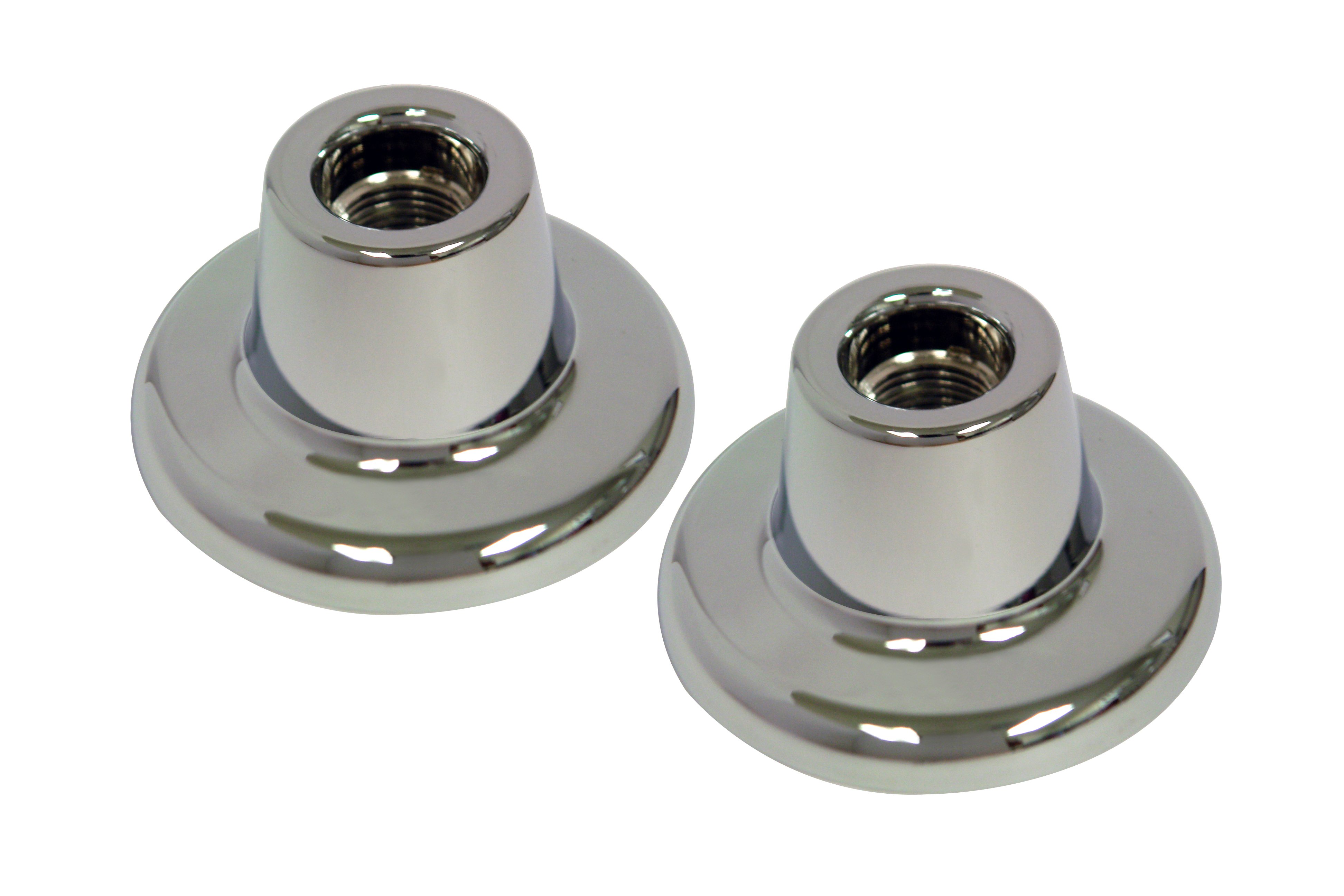 15016 RUGO - Chapeton para llave empotrar universal cromado con 2pz CH98 Rugo