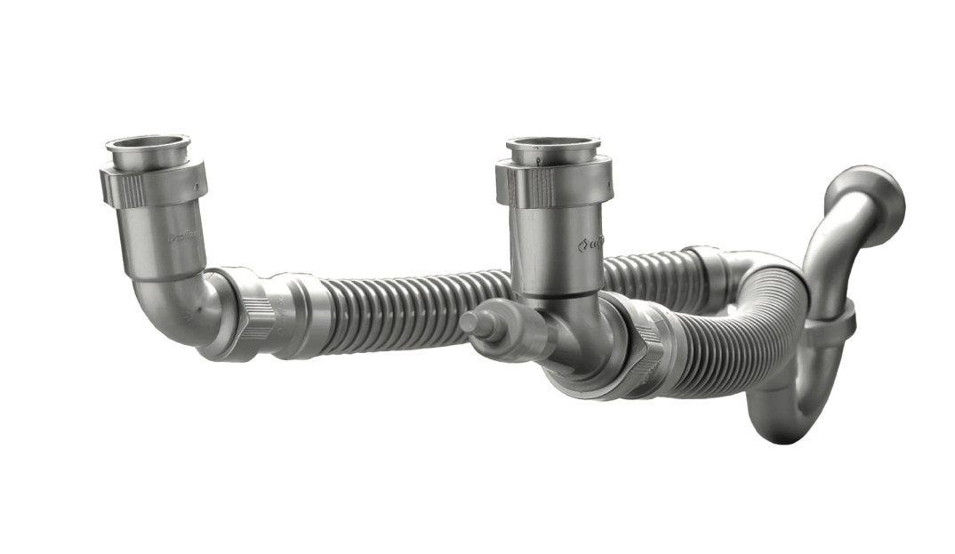 16698 COFLEX - Salida central para fregadero con trampa flexible tf110 Coflex
