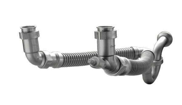 16698 COFLEX - Salida central para fregadero con trampa flexible tf110 Coflex