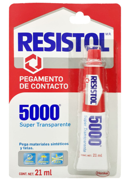 16742 RESISTOL - Pegamento 5000 super transparente 21ml Resistol