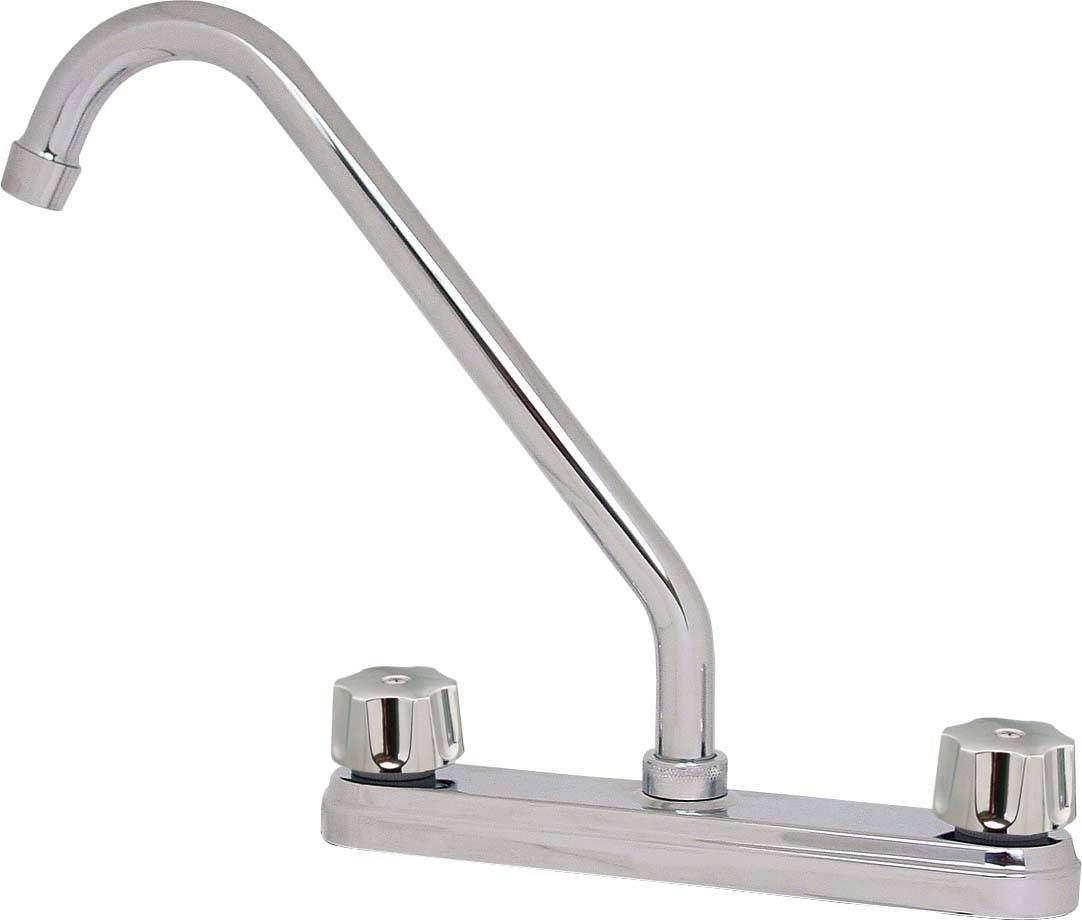 16744 FONTANERY - Mezcladora fregadero plastica tipo standard maneral standard 1/4 de vuelta cromada Fontanery