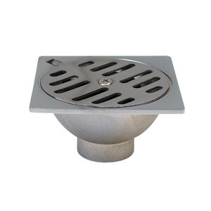 16811 RUGO - Coladera cuadrada 6x6 laton cr46 Rugo