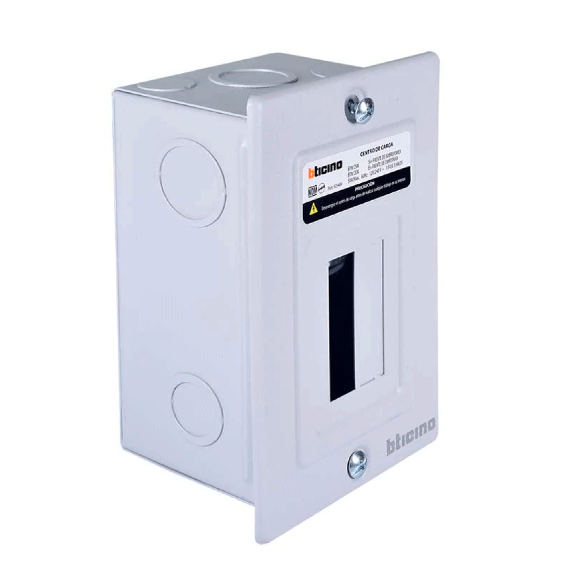 1716 BTPLUG - Centro de carga empotrable 2 circuitos 50a btn/2en Btplug Bticino