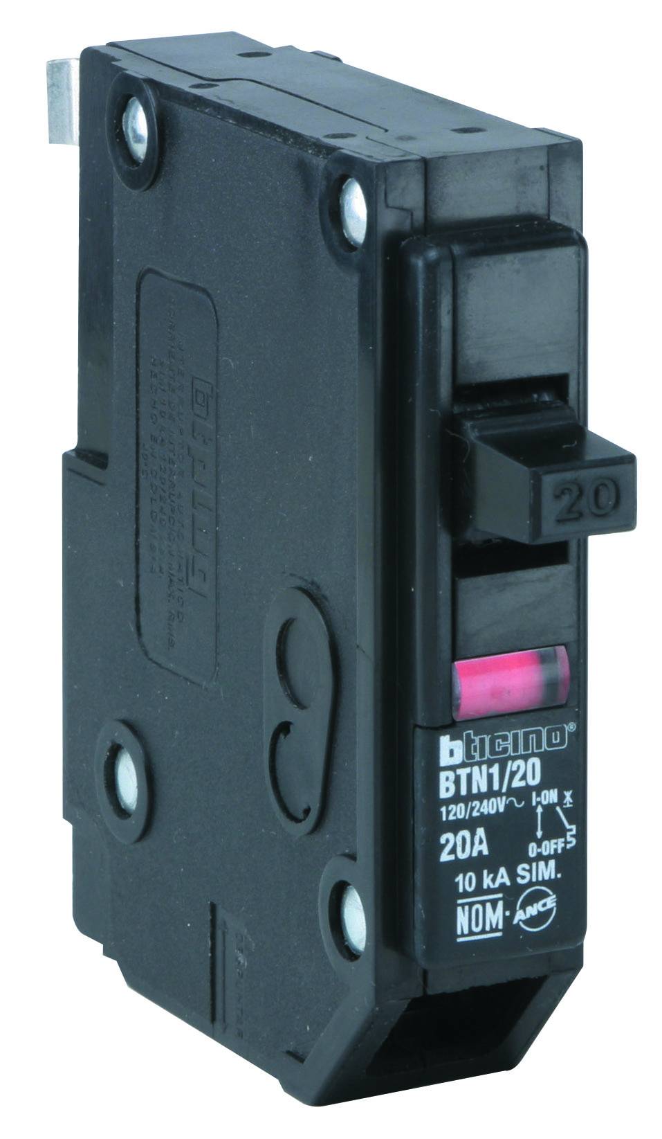 1739 BTPLUG - Interruptor termomagnetico 1 polo 20a BTN1/20 Btplug
