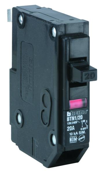 1739 BTPLUG - Interruptor termomagnetico 1 polo 20a BTN1/20 Btplug