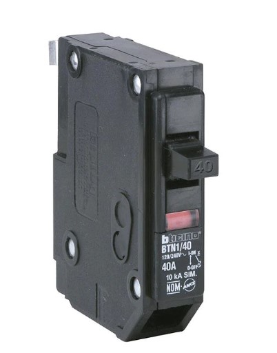 1743 BTPLUG - Interruptor termomagnetico 1 polo 40a BTN1/40 Btplug