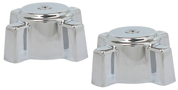 18806 RUGO - Maneral grande sin chapeton standard cromado con 2pz estria Rugo