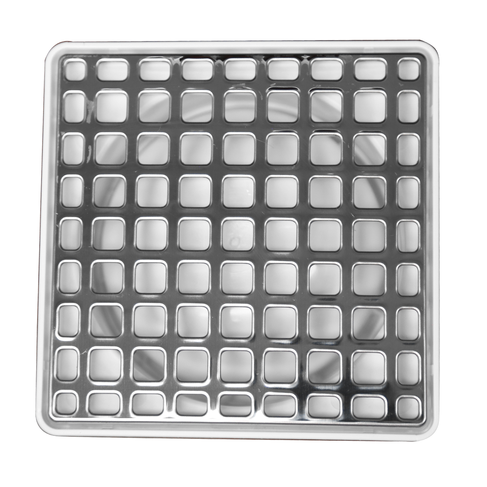191067 FLEXIMATIC - Coladera cuadrada PVC para tubo cromado maxtor 2617 Fleximatic