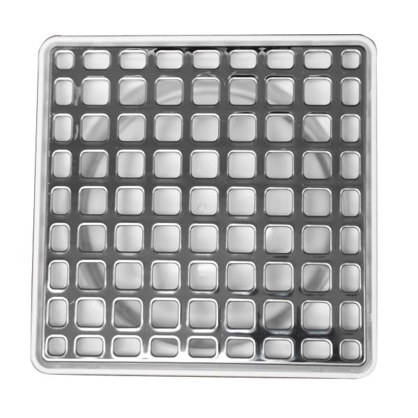 191067 FLEXIMATIC - Coladera cuadrada PVC para tubo cromado maxtor 2617 Fleximatic