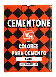 193767 CEMENTONE - Color para cemento cafe 1kg Cementone