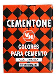 193773 CEMENTONE - Color para cemento azul turquesa 1kg Cementone