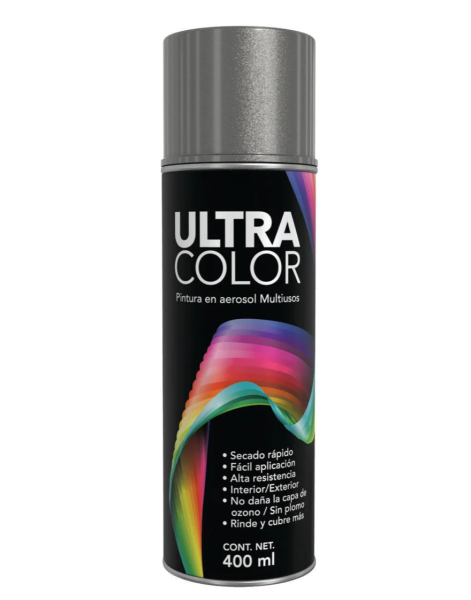 196713 ULTRACOLOR - Pintura en aerosol 400ml gris oscuro Ultracolor