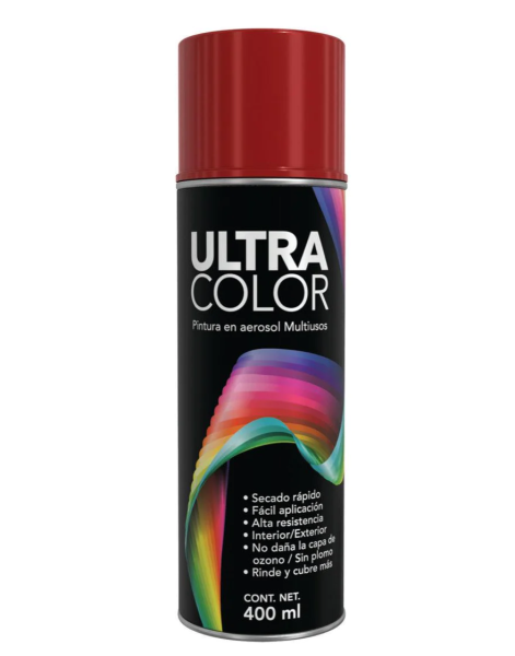 196719 ULTRACOLOR - Pintura en aerosol 400ml rojo fuego Ultracolor