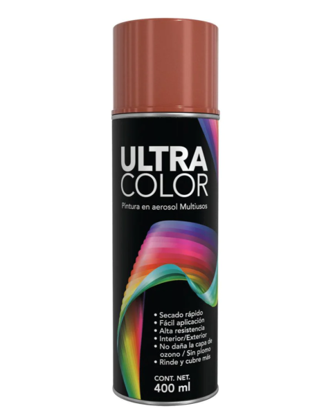 196720 ULTRACOLOR - Pintura en aerosol 400ml rojo oxido Ultracolor
