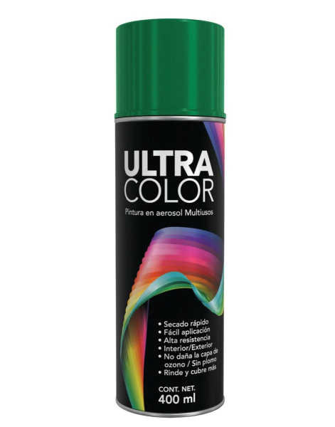 196722 ULTRACOLOR - Pintura en aerosol 400ml verde botella Ultracolor
