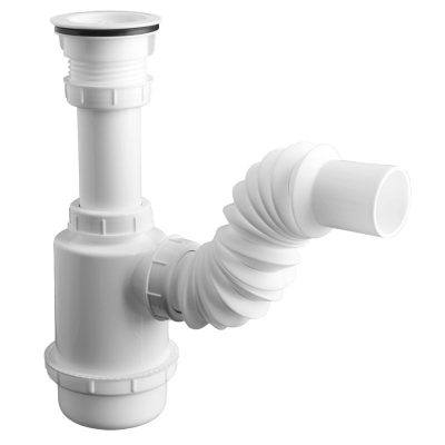 208332 FLEXIMATIC - Trampa para fregadero flexible PVC con bote 2291 Fleximatic