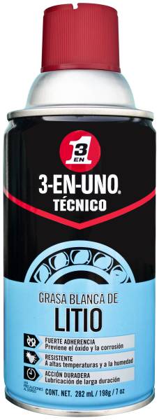 209314 3 EN 1 - Grasa multiusos de litio aerosol 282ml 7oz 3en1