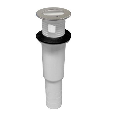 212135 FLEXIMATIC - Contra para lavabo plastico cubierta acero inoxidable zero fugas 2214 Fleximatic
