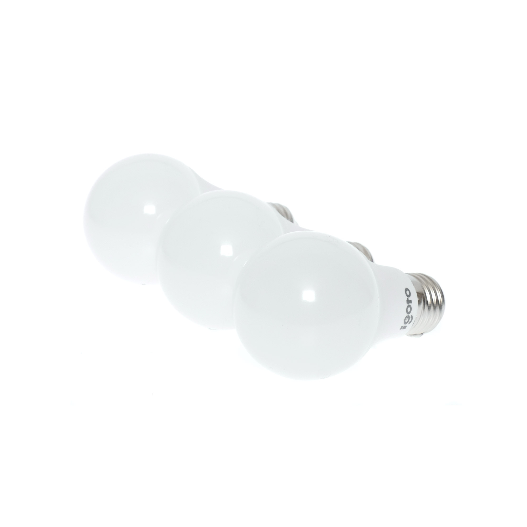 213768 IGOTO - Foco de led tipo bulbo 09w LDD con 3pz F3P10109 Igoto
