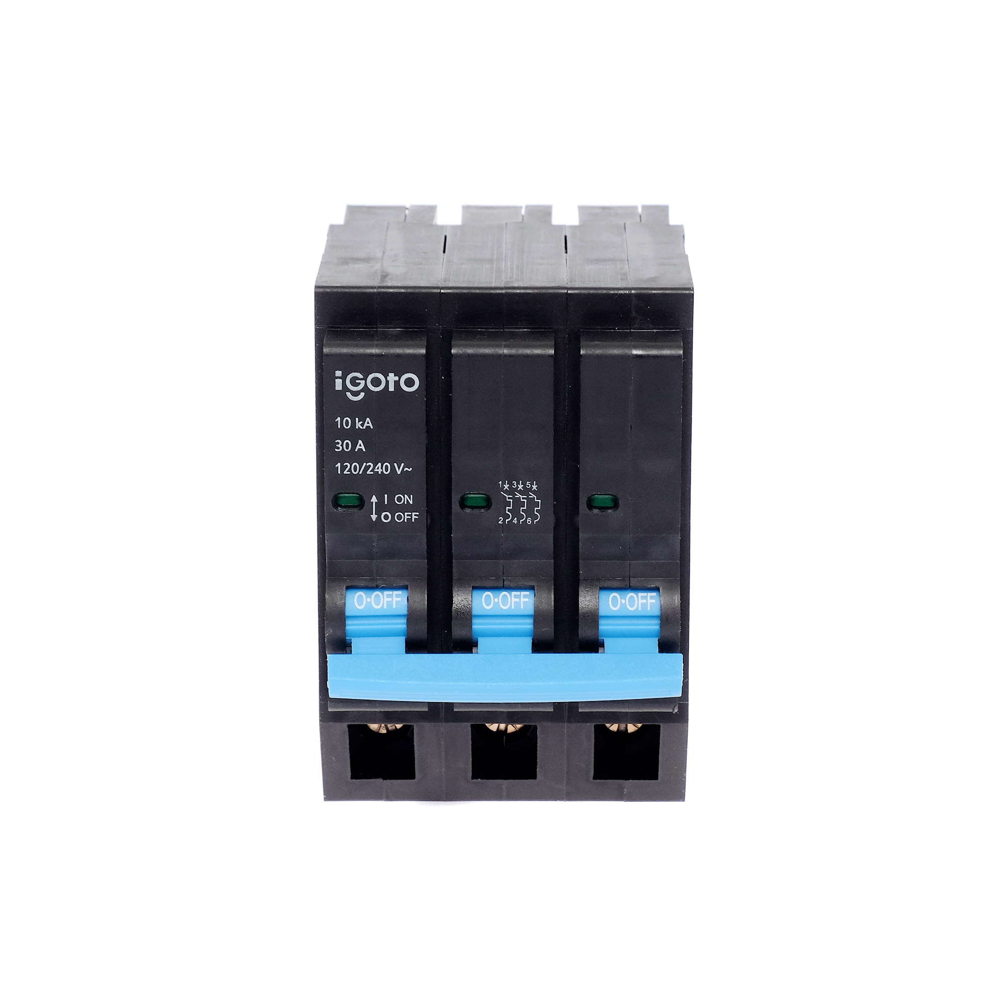 214456 IGOTO - Interruptor termomagnetico 3 polos 30a IN3003 Igoto