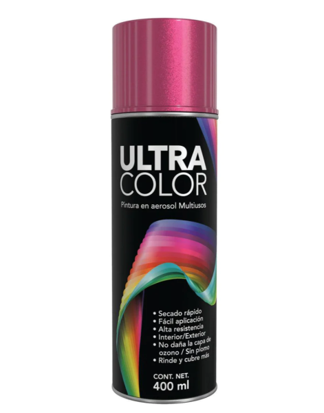 216653 ULTRACOLOR - Pintura en aerosol 400ml rosa Ultracolor