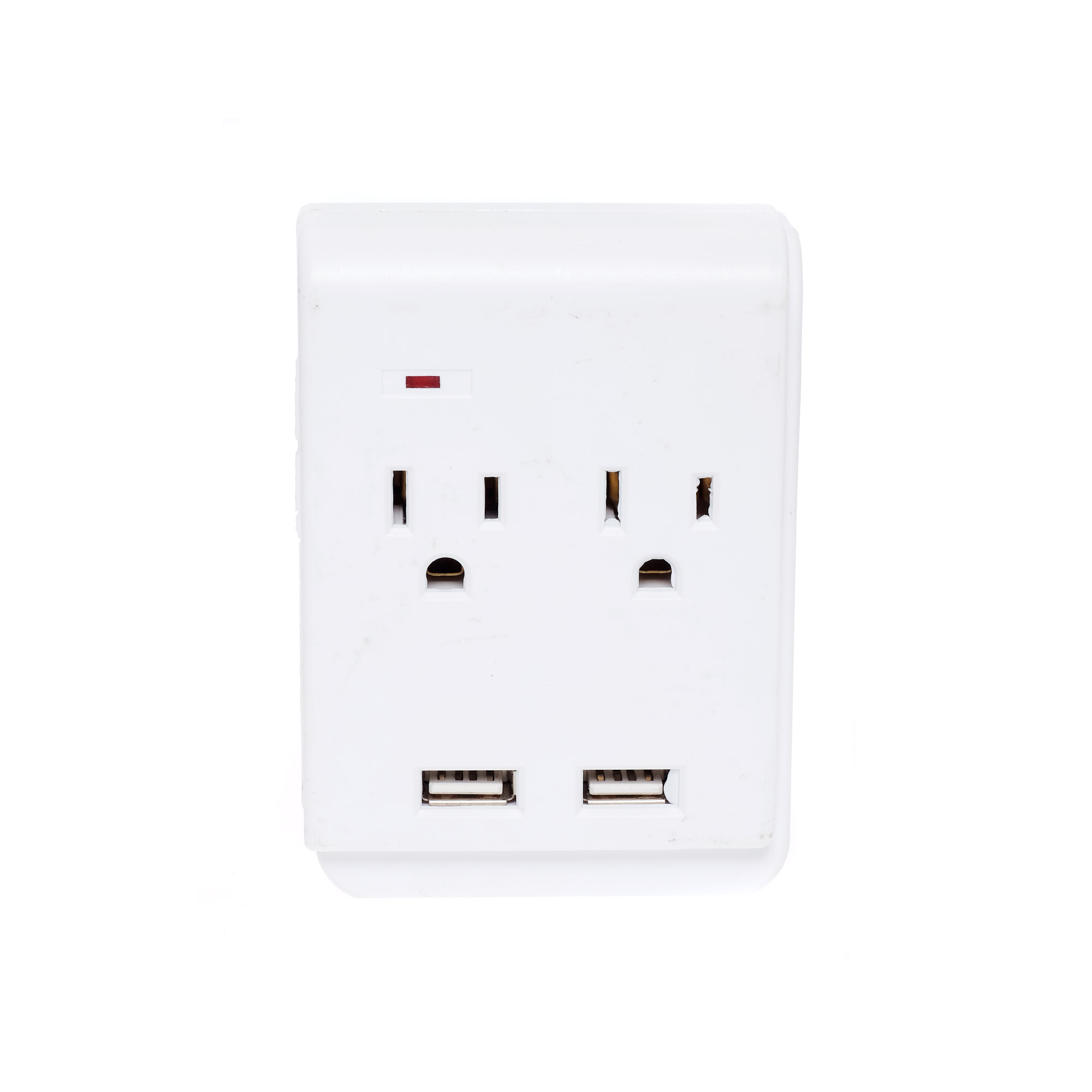 227070 IGOTO - Multicontacto cuadrado 2 contactos 2p+t y 2 USB en blister Igoto
