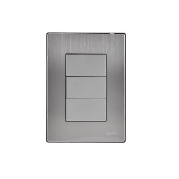228793 IGOTO - Placa ciega plata Inox Igoto