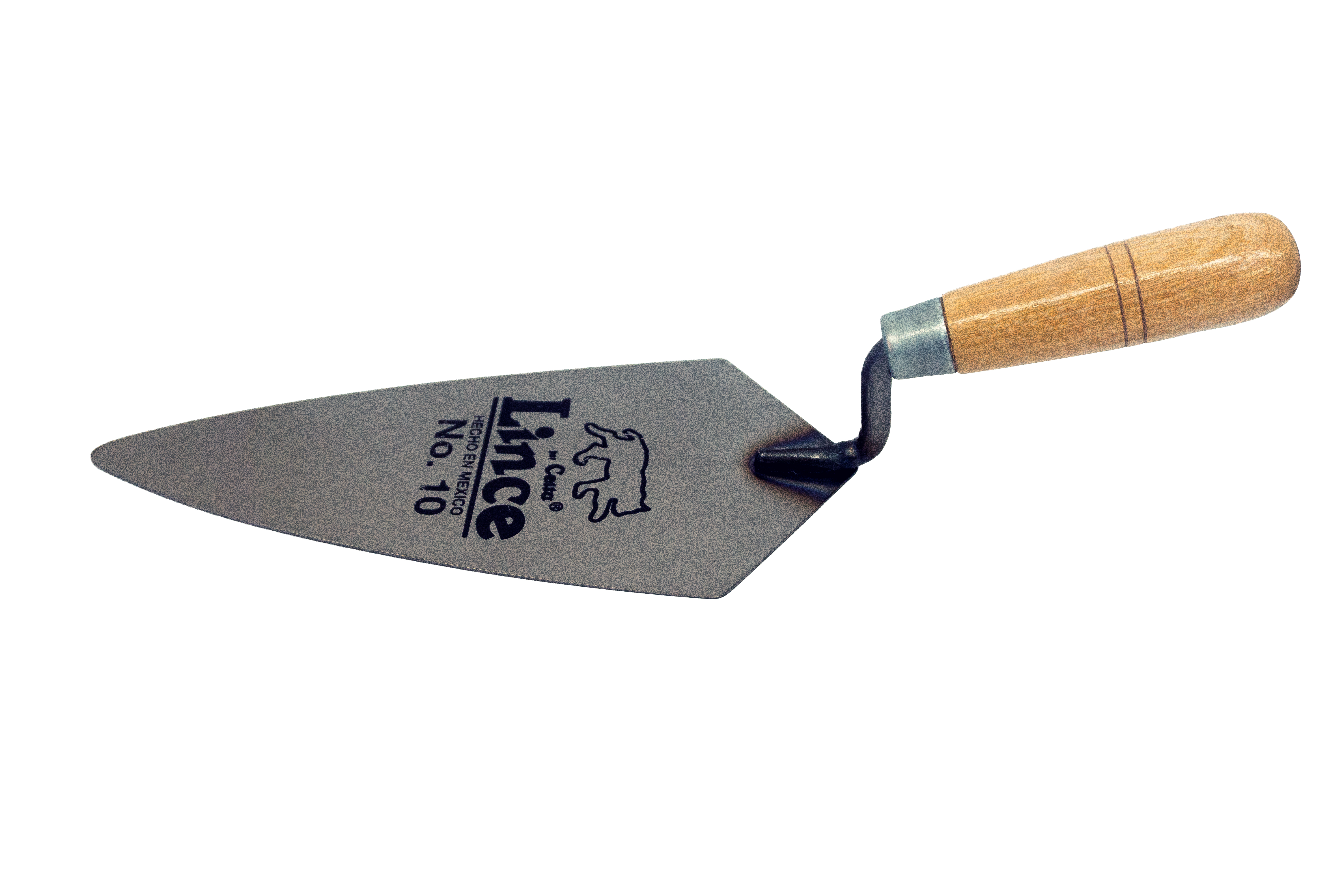 280792 CELTA - Cuchara para albañil tipo filadelfia # 10 mango de madera 010L Lince Celta