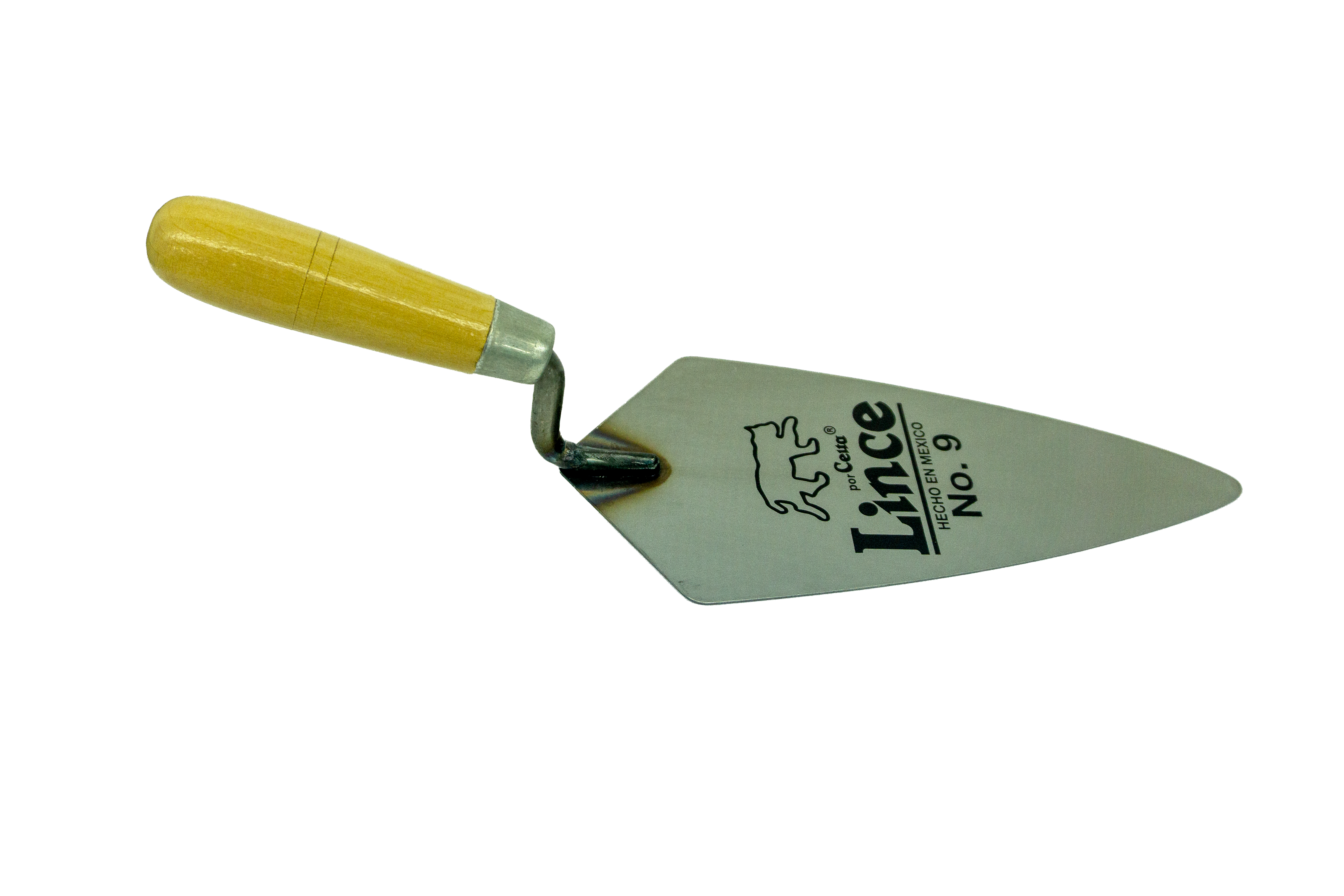 280797 CELTA - Cuchara para albañil tipo filadelfia # 09 mango de madera 009L Lince Celta