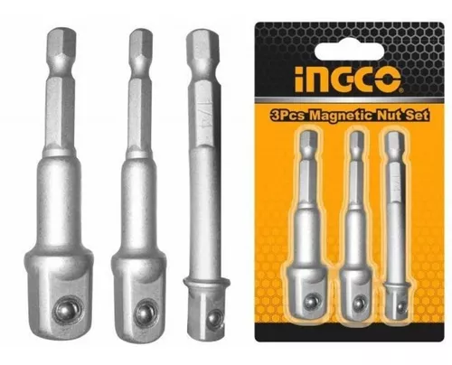 281000 INGCO - Juego 3 adaptadores de dado para taladro Ingco