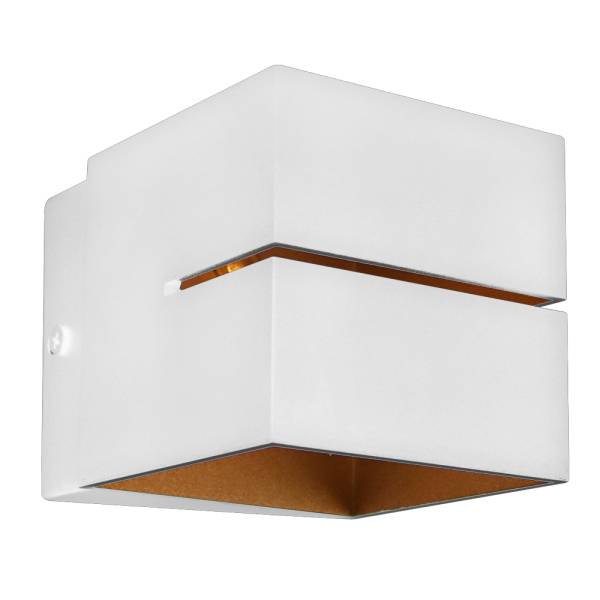 281748 ADIR - Arbotante decorativo para pared cuadrado blanco 5275 Adir