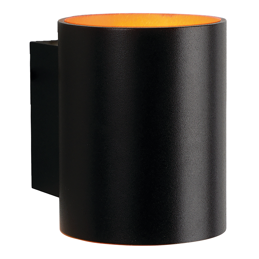 281751 ADIR - Arbotante decorativo para pared redondo negro 5278 Adir