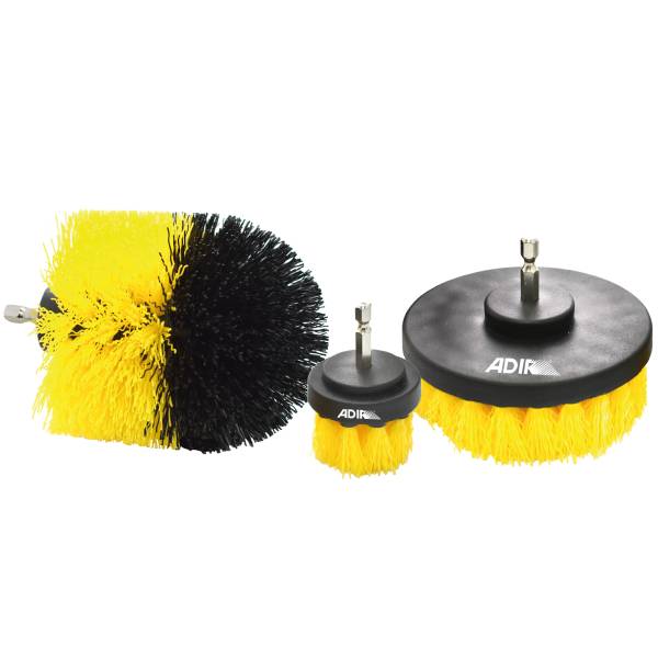 281792 ADIR - Juego 03 cepillos multiusos para taladro Adir