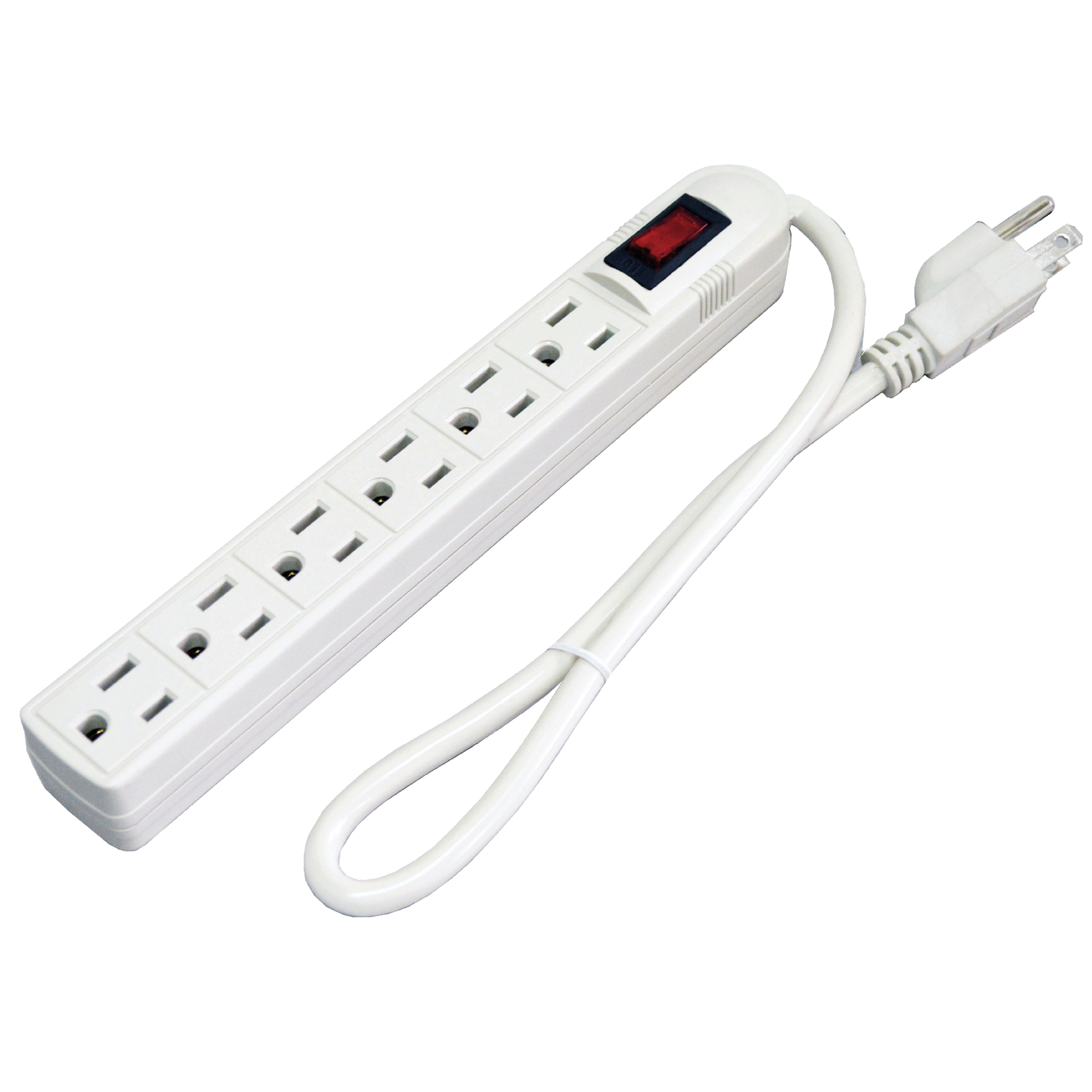 281816 ADIR - Multicontacto con cable 32cm 06 contactos con indicador Adir