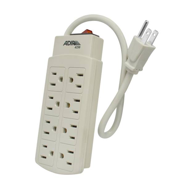 281819 ADIR - Multicontacto con cable 50cm 08 contactos con indicador Adir