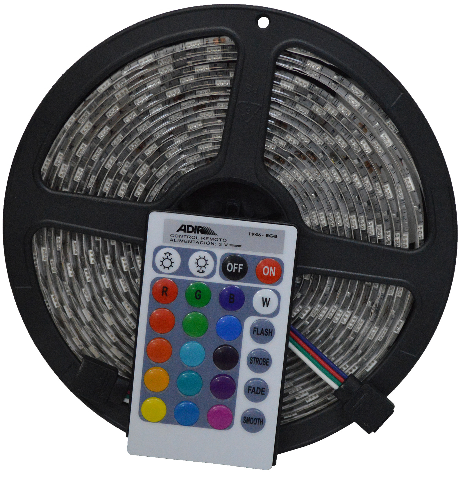 281830 ADIR - Tira LED 5mt 35w multicolor 1946RGB Adir