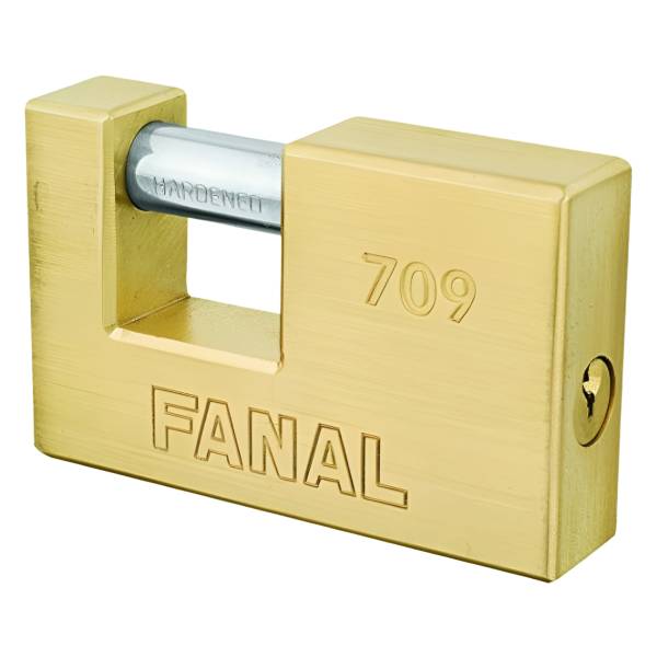 285583 FANAL - Candado laton 75mm llave/tetra antipalanca pulido CS1709 Fanal