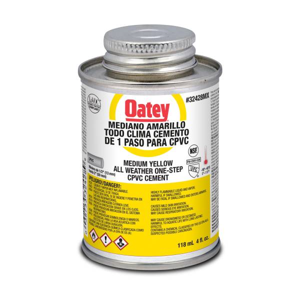 29 OATEY - Pegamento para CPVC 118ml 1/8 flowguard Oatey