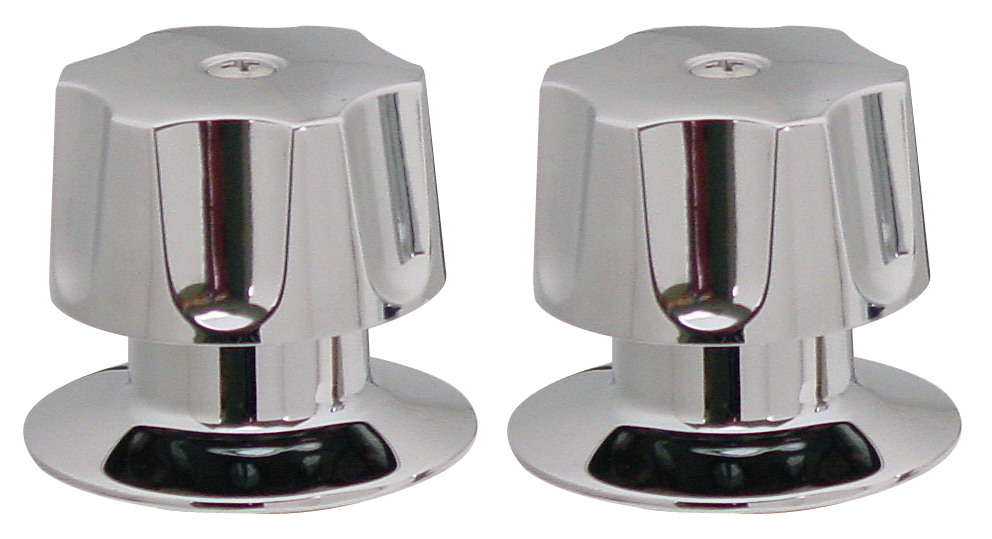Juego manerales grandes metalico acuario cromado CHMC Rugo