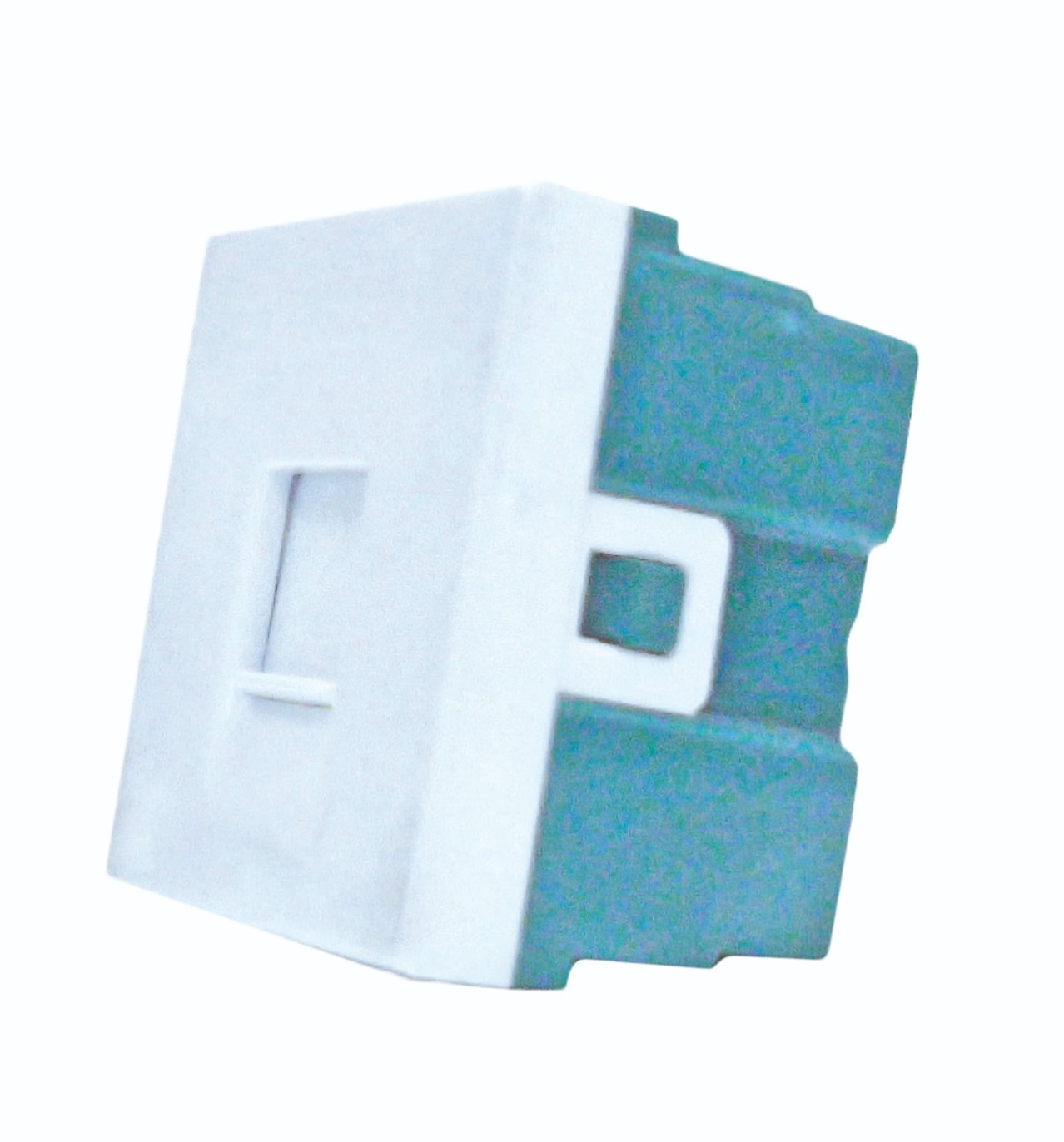 14982 KLEY - Toma telefonica blanco Lujo 36.0mm JAC003 Kley