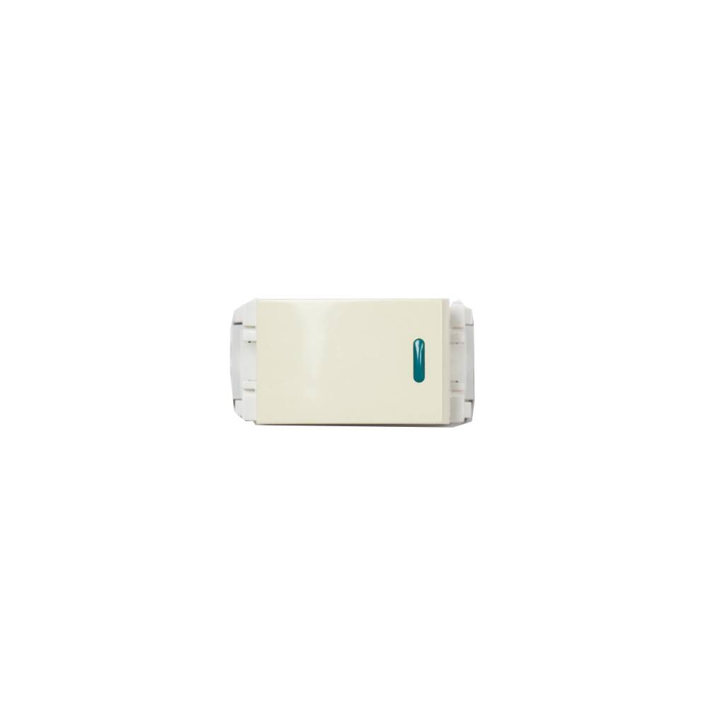 16381 IGOTO - Apagador sencillo lugano plus blanco b5351-m IGOTO