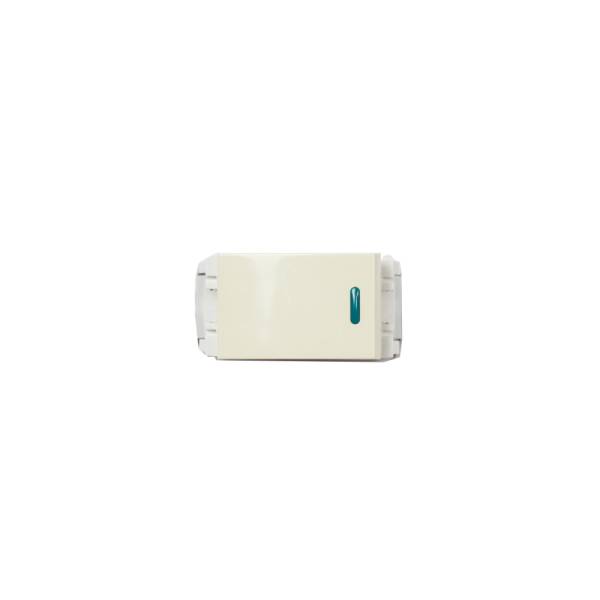16381 IGOTO - Apagador sencillo lugano plus blanco b5351-m IGOTO