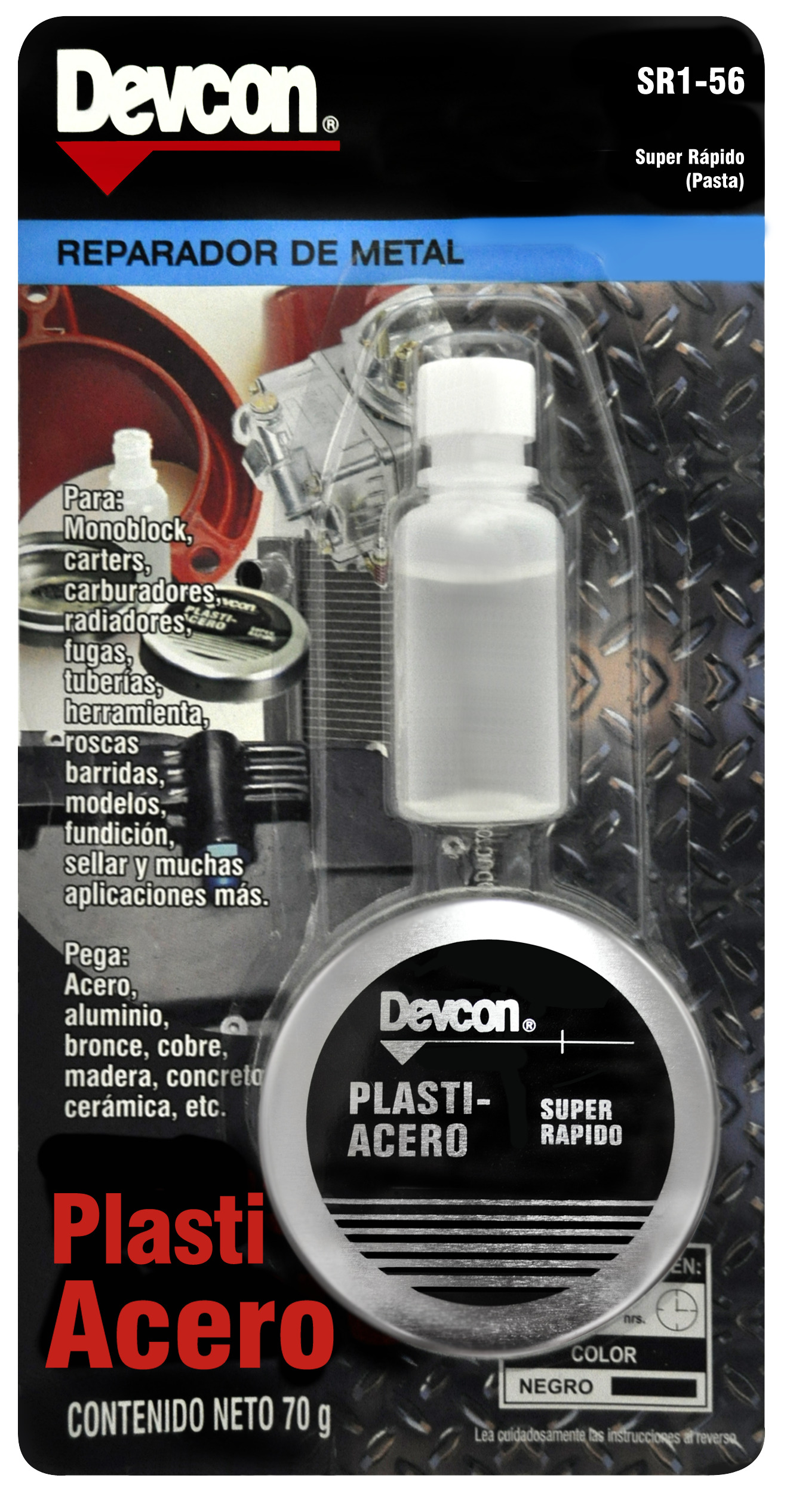 189952 DEVCON - Plastiacero Pasta rapido 70 g Devcon