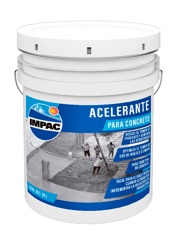 190346 IMPAC - Acelerante de curado para concreto 3.8lt Impac